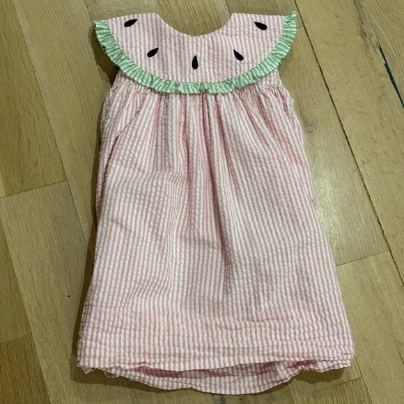 Cecil & Lou Watermelon Striped Sleeveless Dress - Picture 1 of 6